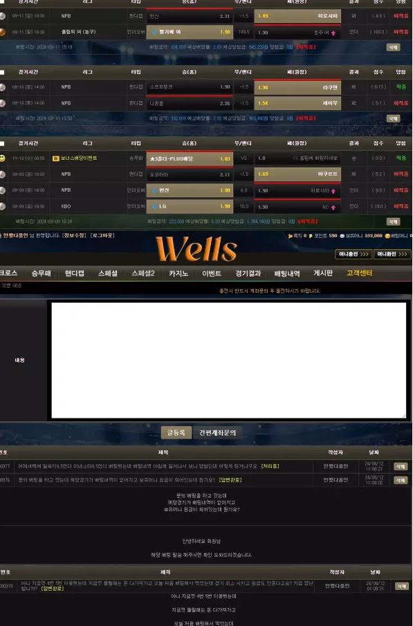 먹튀확정 먹튀사이트 (웰스 WELLS)